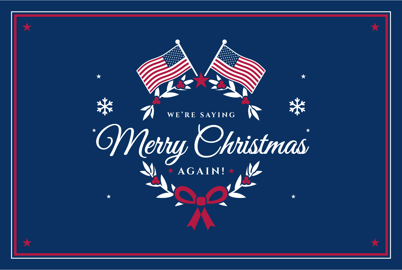 Merry Christmas Matte Poster