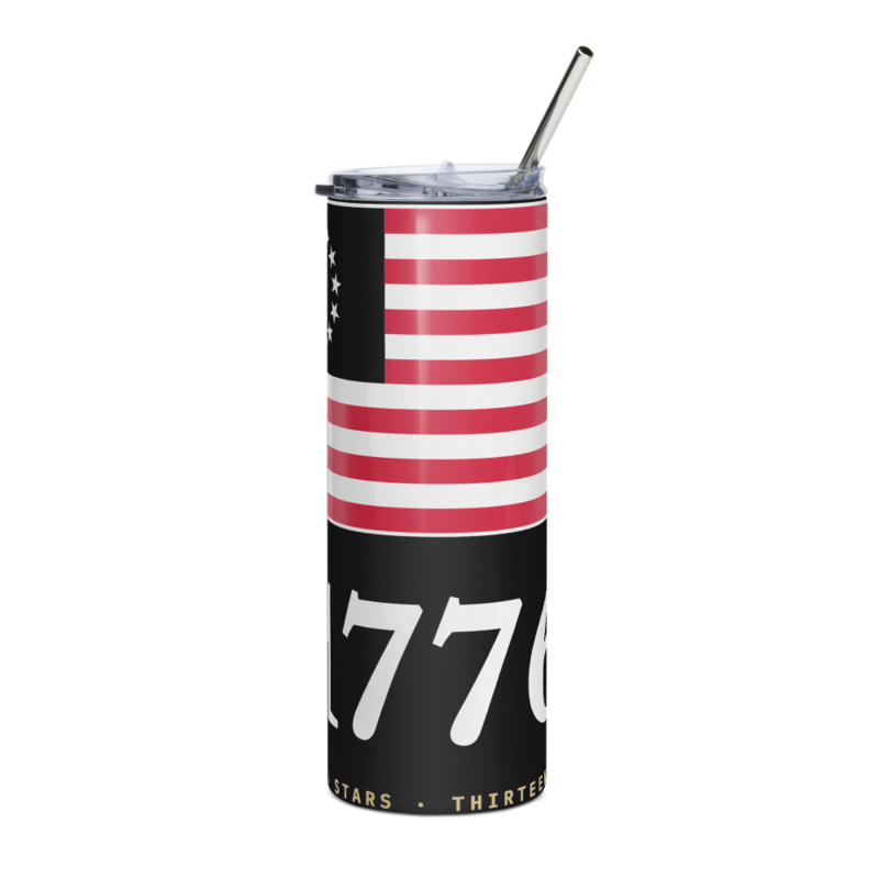 Betsy Ross 1776 Tumbler in Black