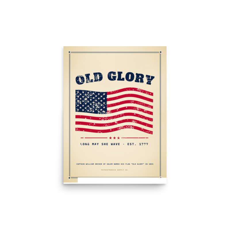 Old Glory Poster