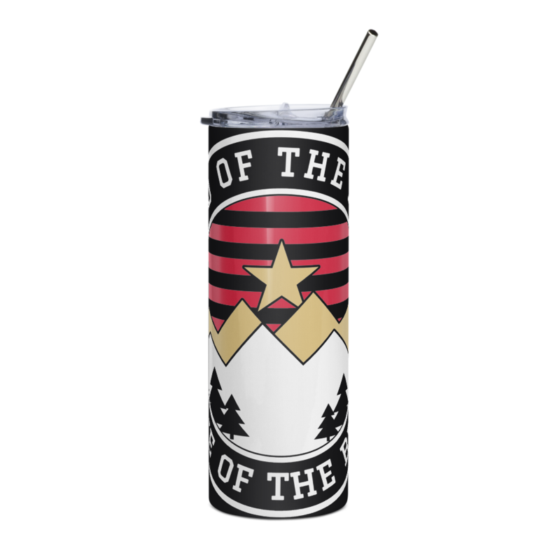 Land of the Free Tumbler in Black