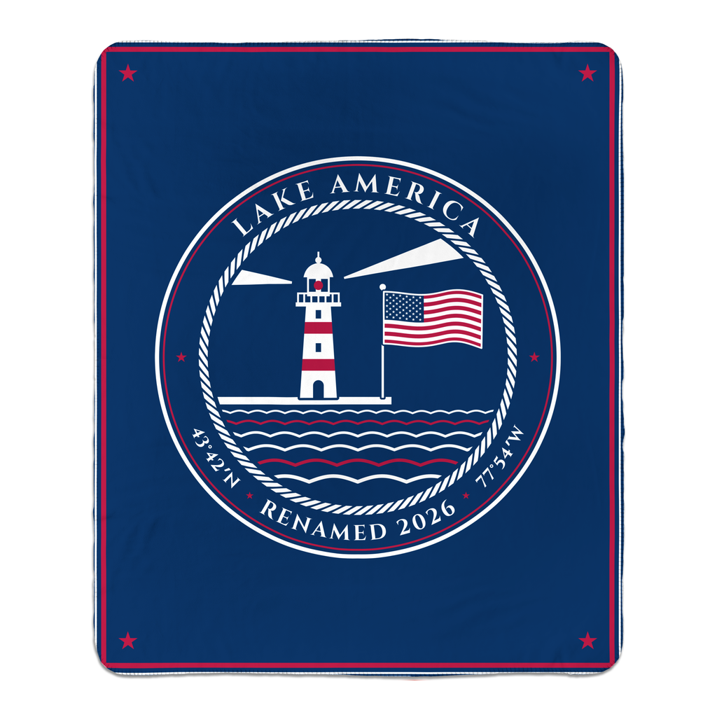 Lake America Sherpa Blanket