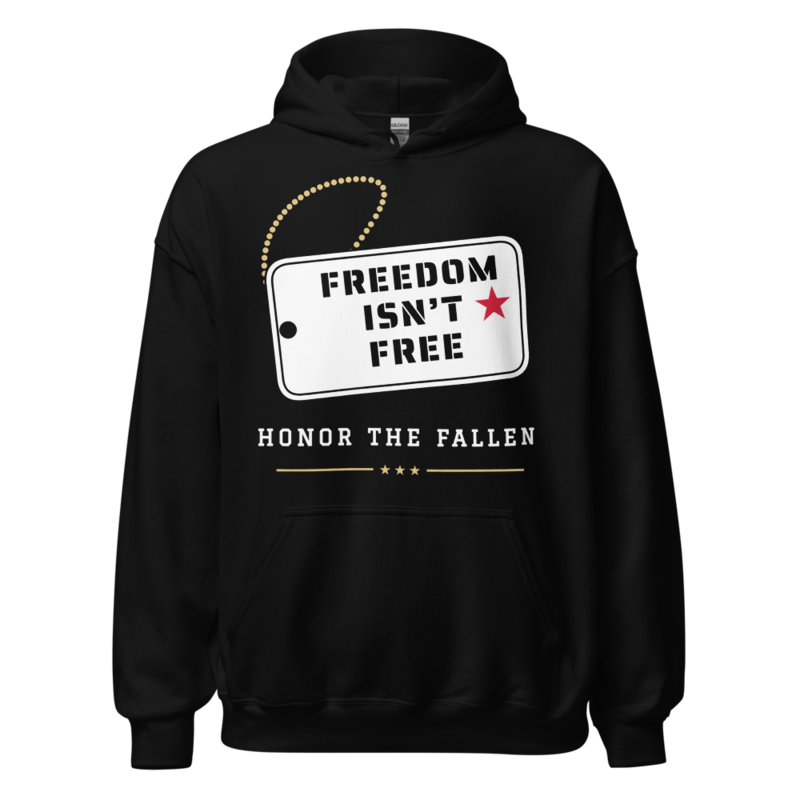 Freedom Isn’t Free Hoodie in Black