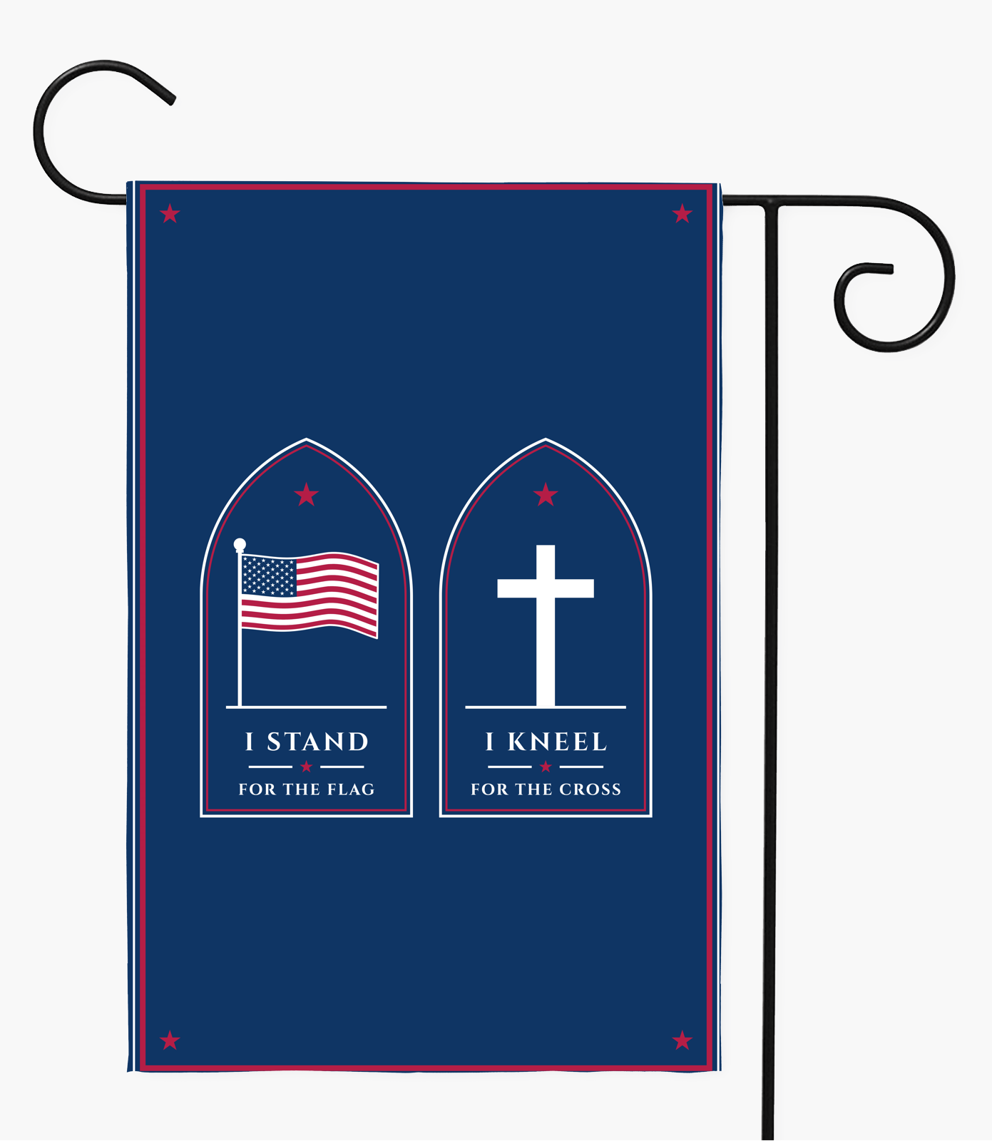 Stand for the Flag Garden Flag