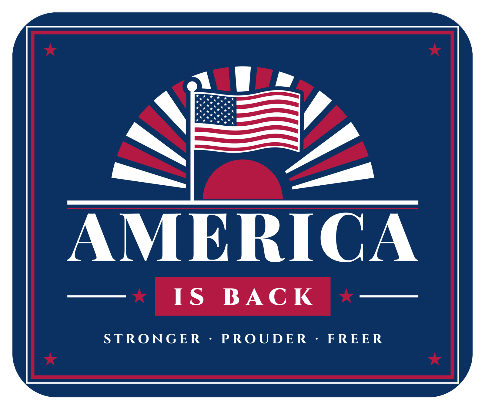 America Is Back Mouse Pad