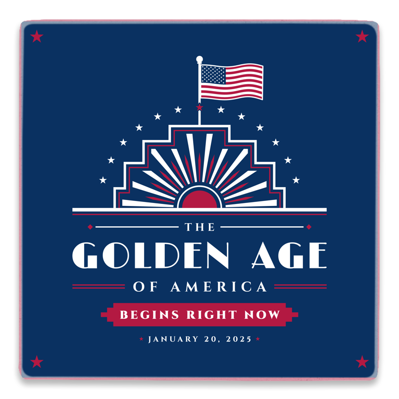 The Golden Age Acrylic Magnet