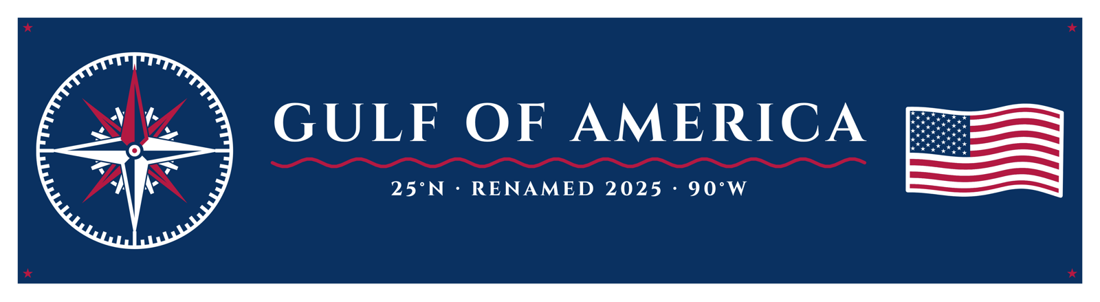 Gulf of America Car Magnet
