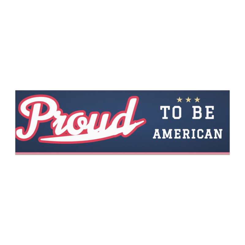 Proud to Be American Bumper Magnet