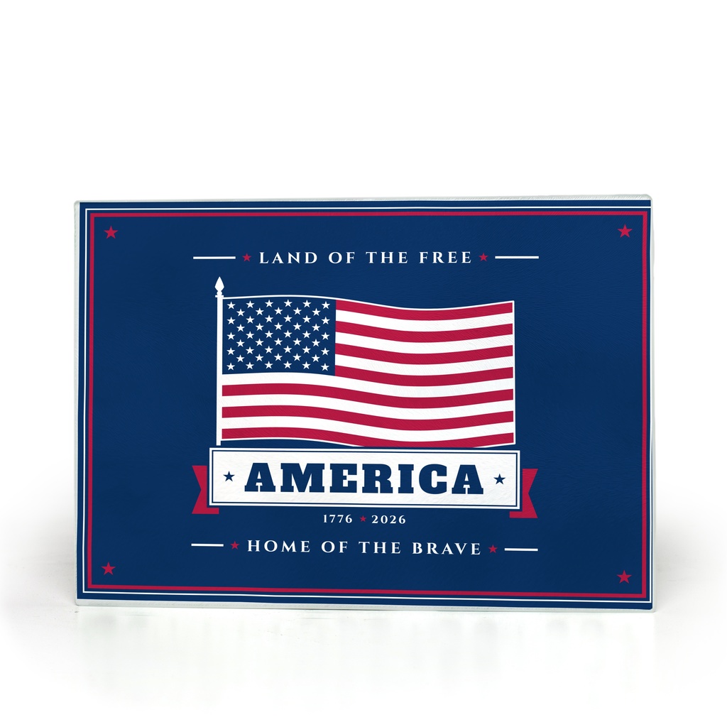 America Glass Cutting Board