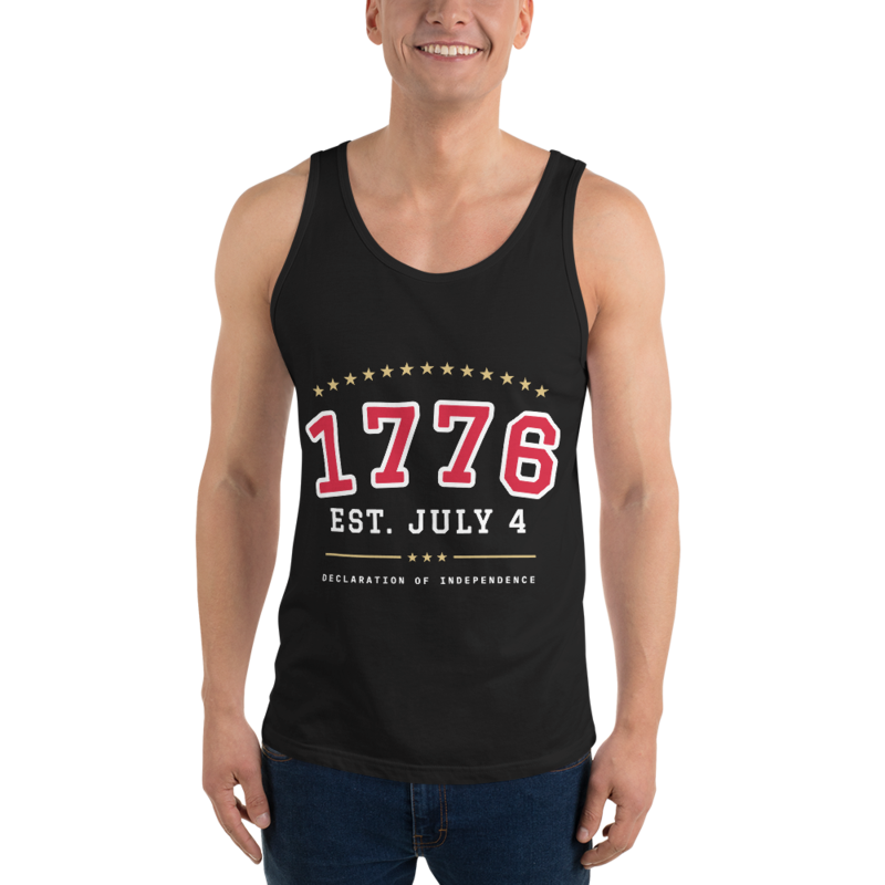1776 Tank Top in Black