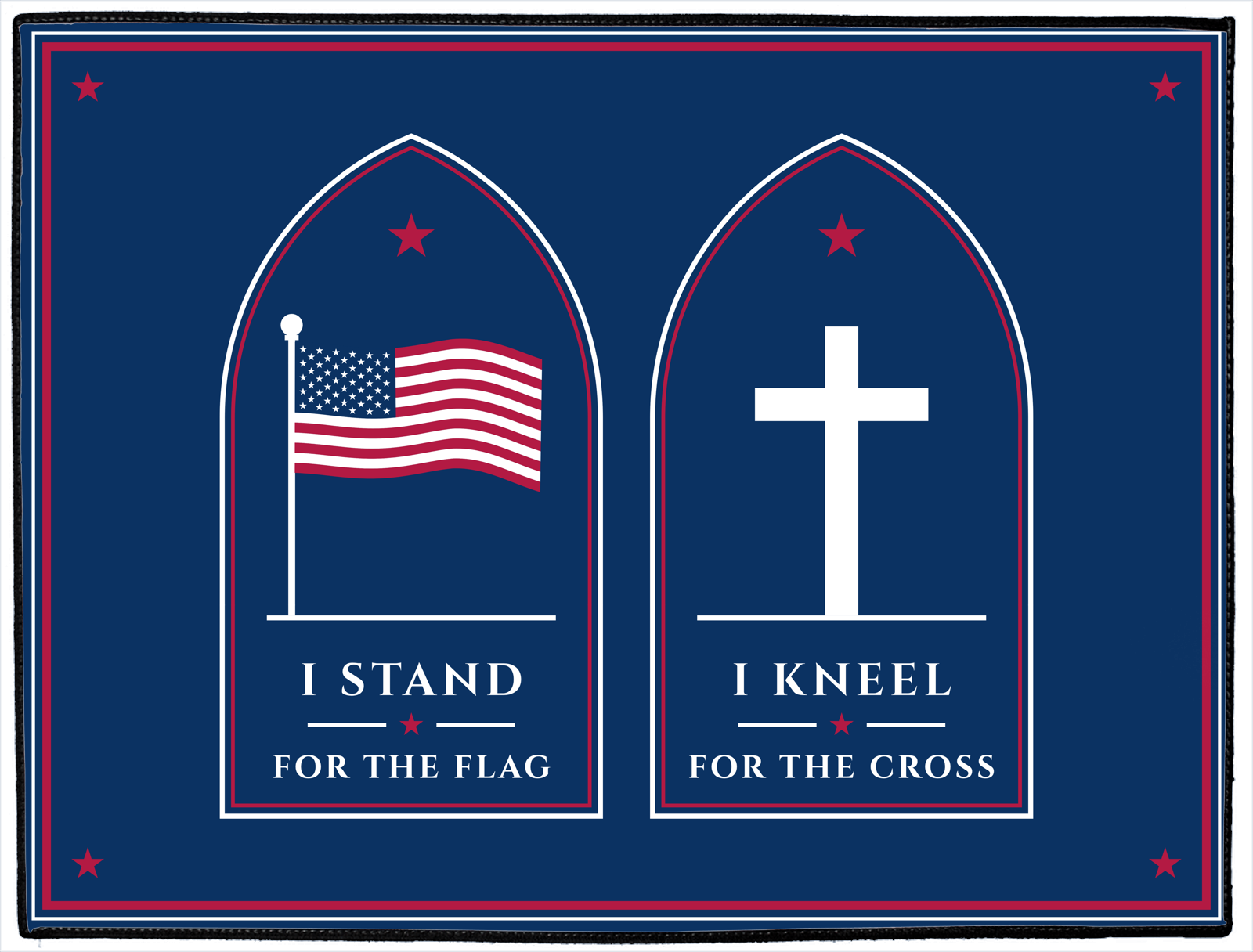 Stand for the Flag Doormat