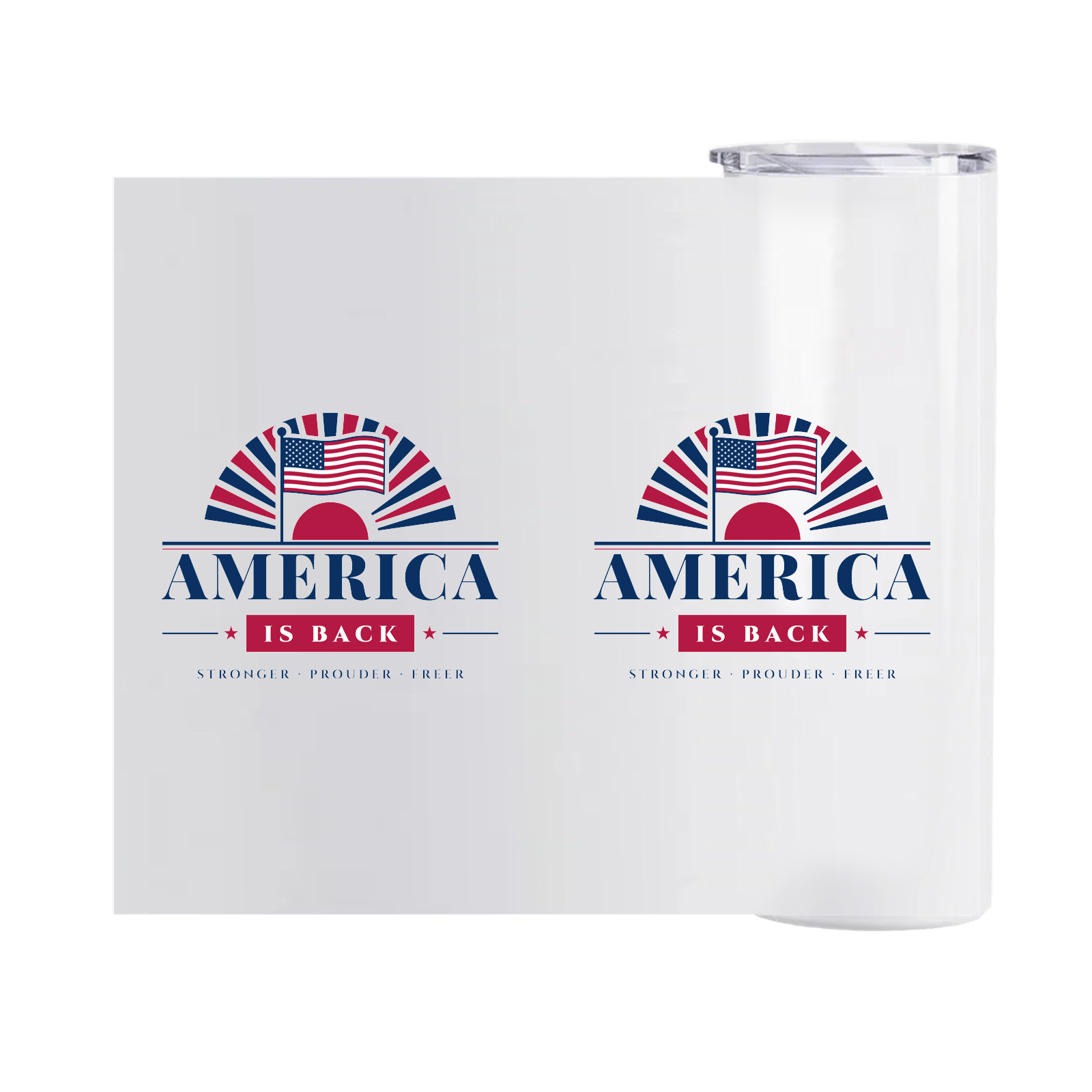 America Is Back Skinny Tumbler