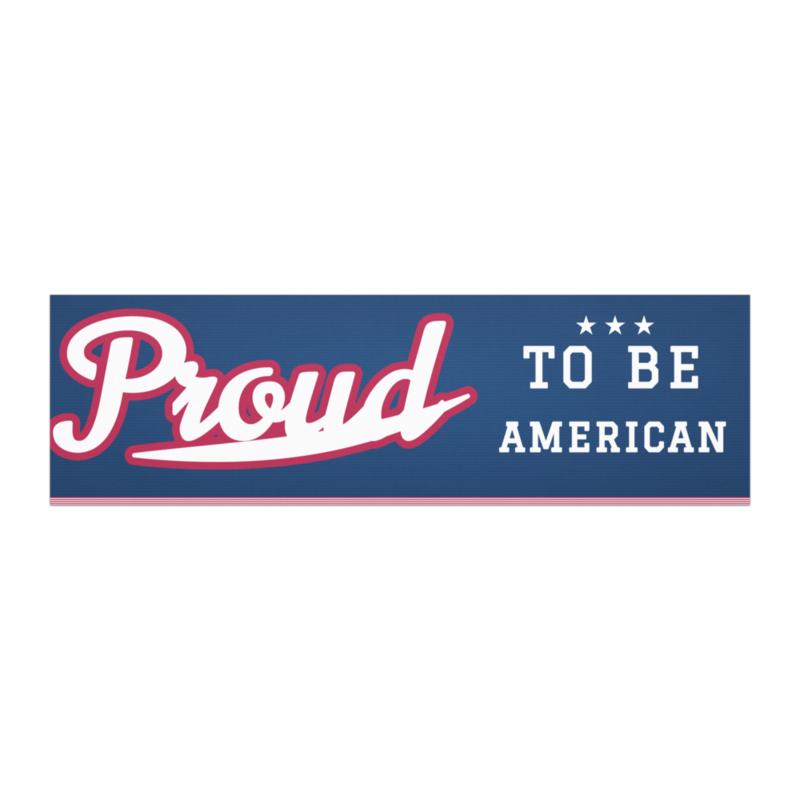Proud to Be American Bumper Magnet