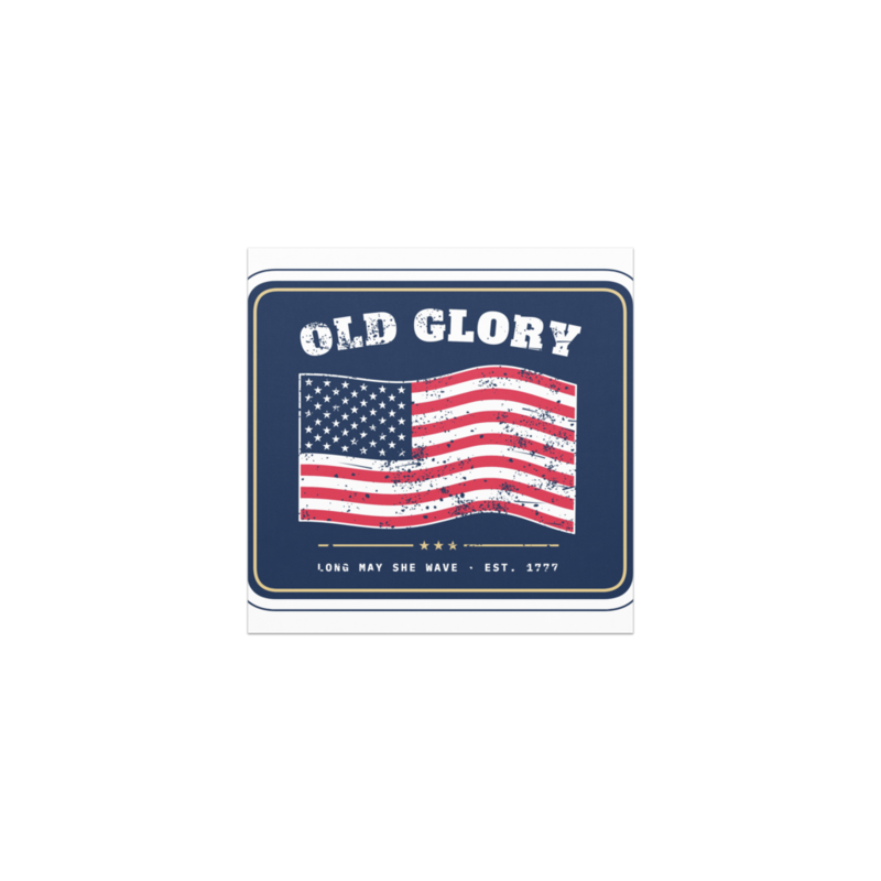 Old Glory Car Magnet
