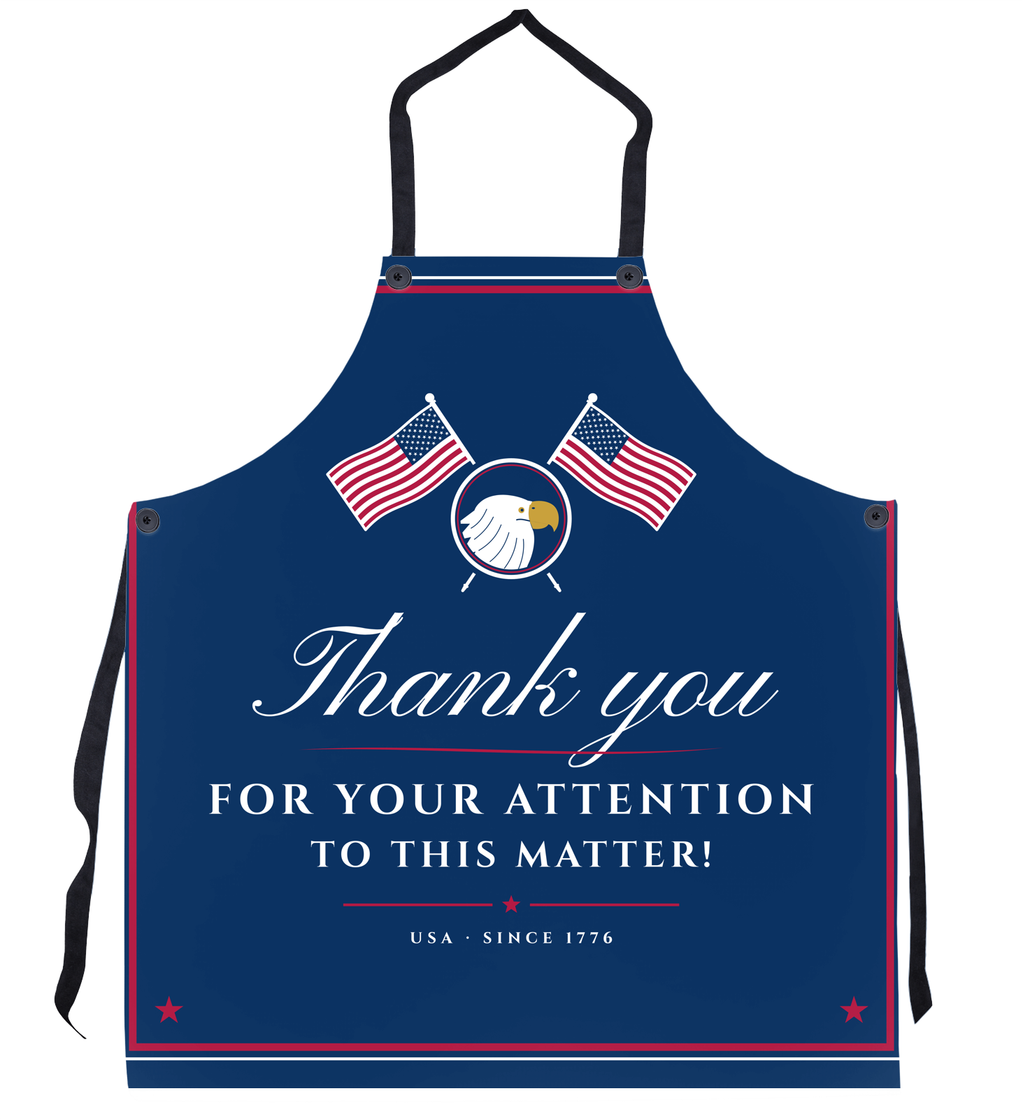 Thank You for Your Attention Grilling Apron