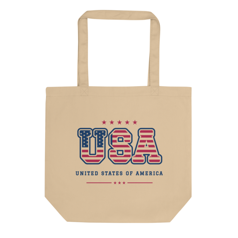 USA Tote Bag in Oyster