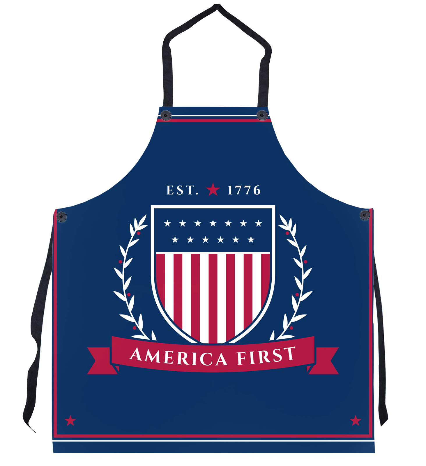 America First Crest Grilling Apron