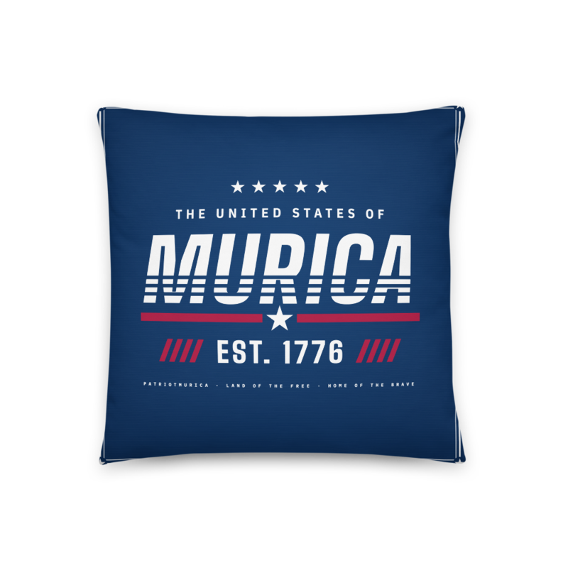 Murica Throw Pillow