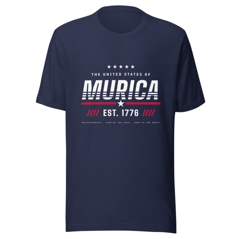 Murica Tee in Navy