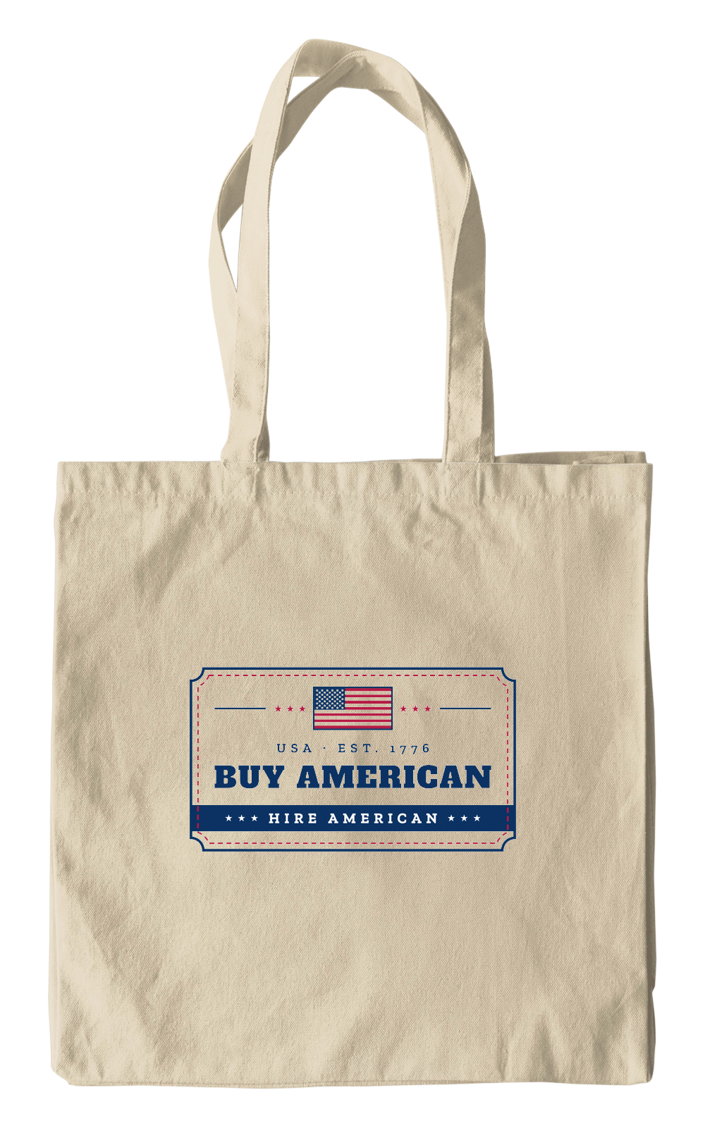 Buy American, Hire American Canvas Tote