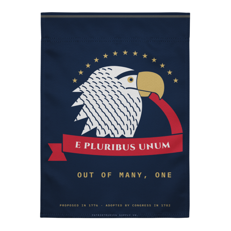 E Pluribus Unum Garden Flag