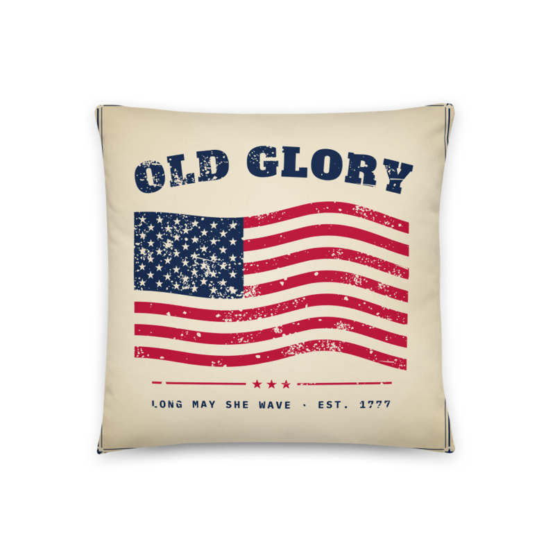 Old Glory Throw Pillow