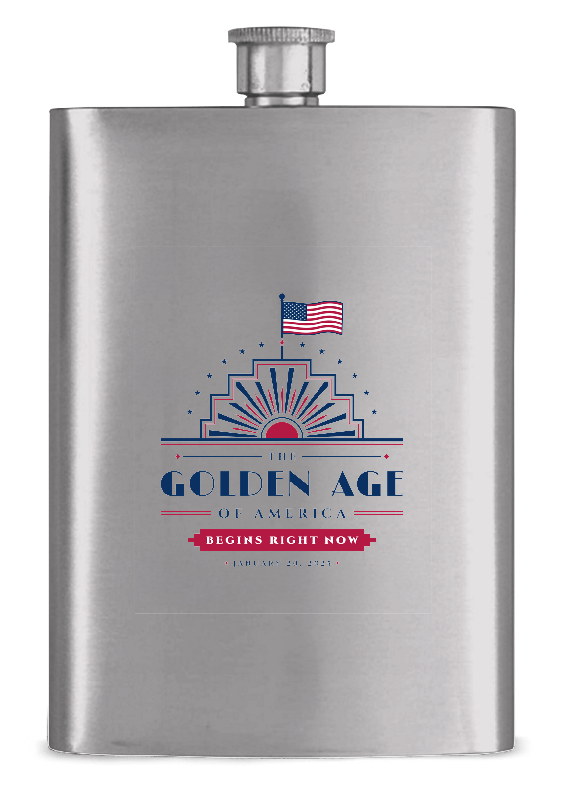 The Golden Age Hip Flask