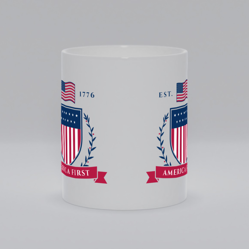 America First Crest Classic Mug, photo 1 of 2