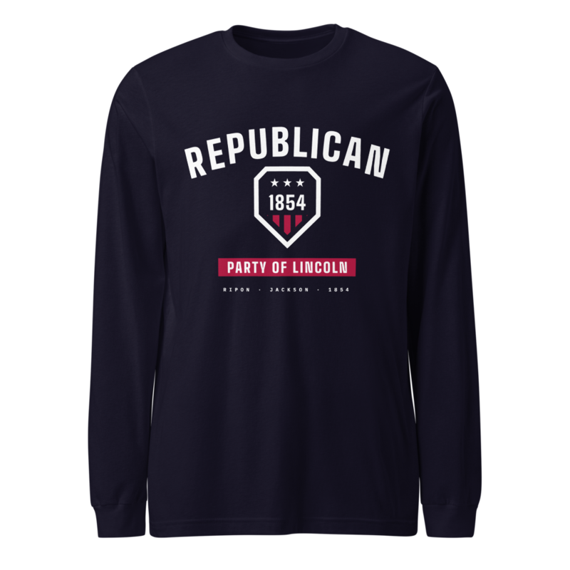 Republican 1854 Long Sleeve Tee in Navy