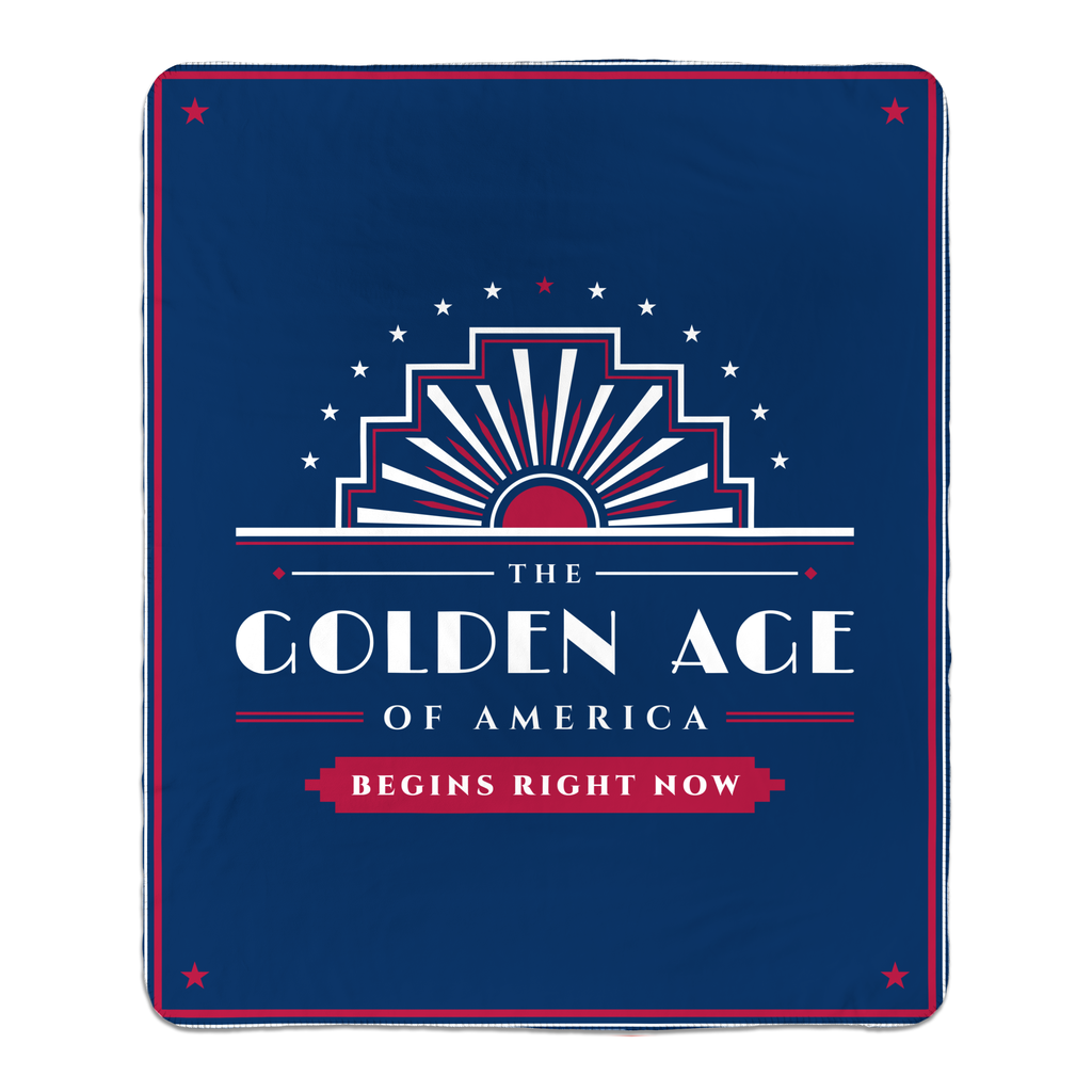 The Golden Age Sherpa Blanket