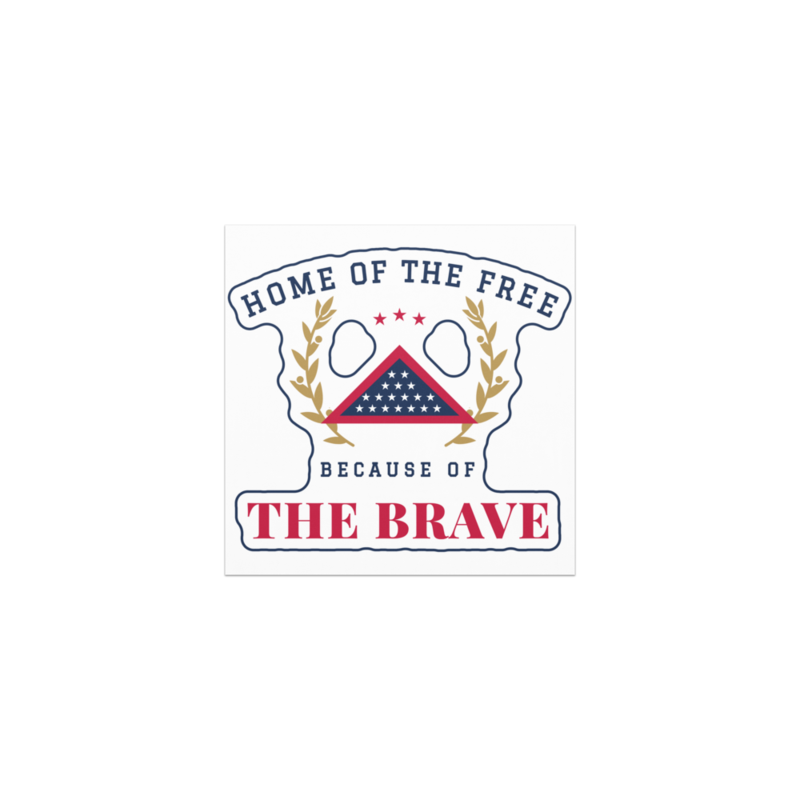 Home of the Brave Car Magnet