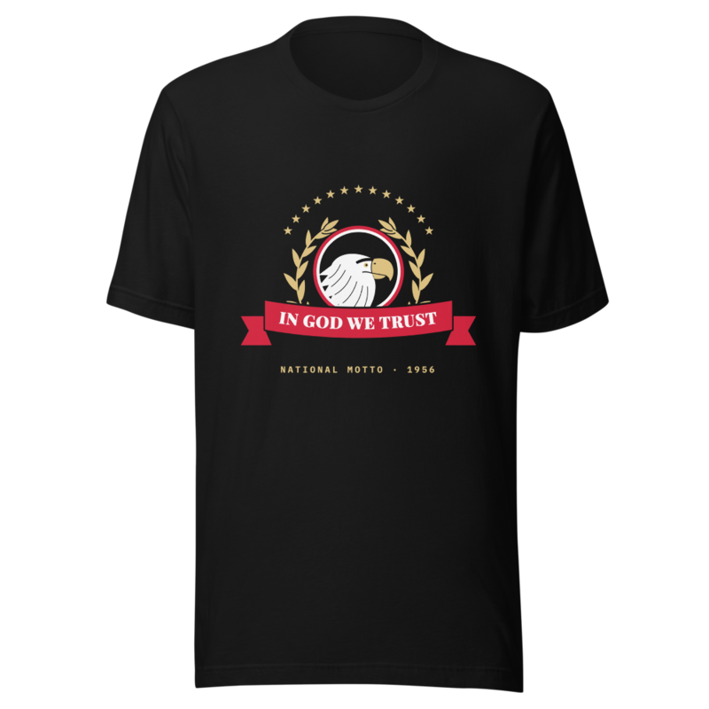 In God We Trust Tee in Black