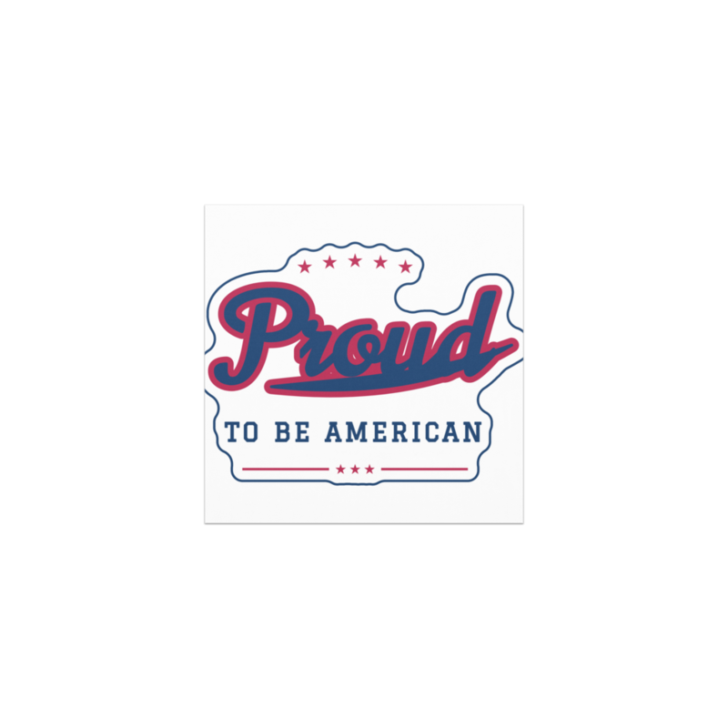 Proud to Be American Car Magnet