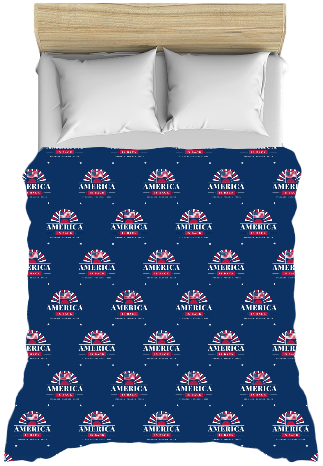 America Is Back Duvet Cover