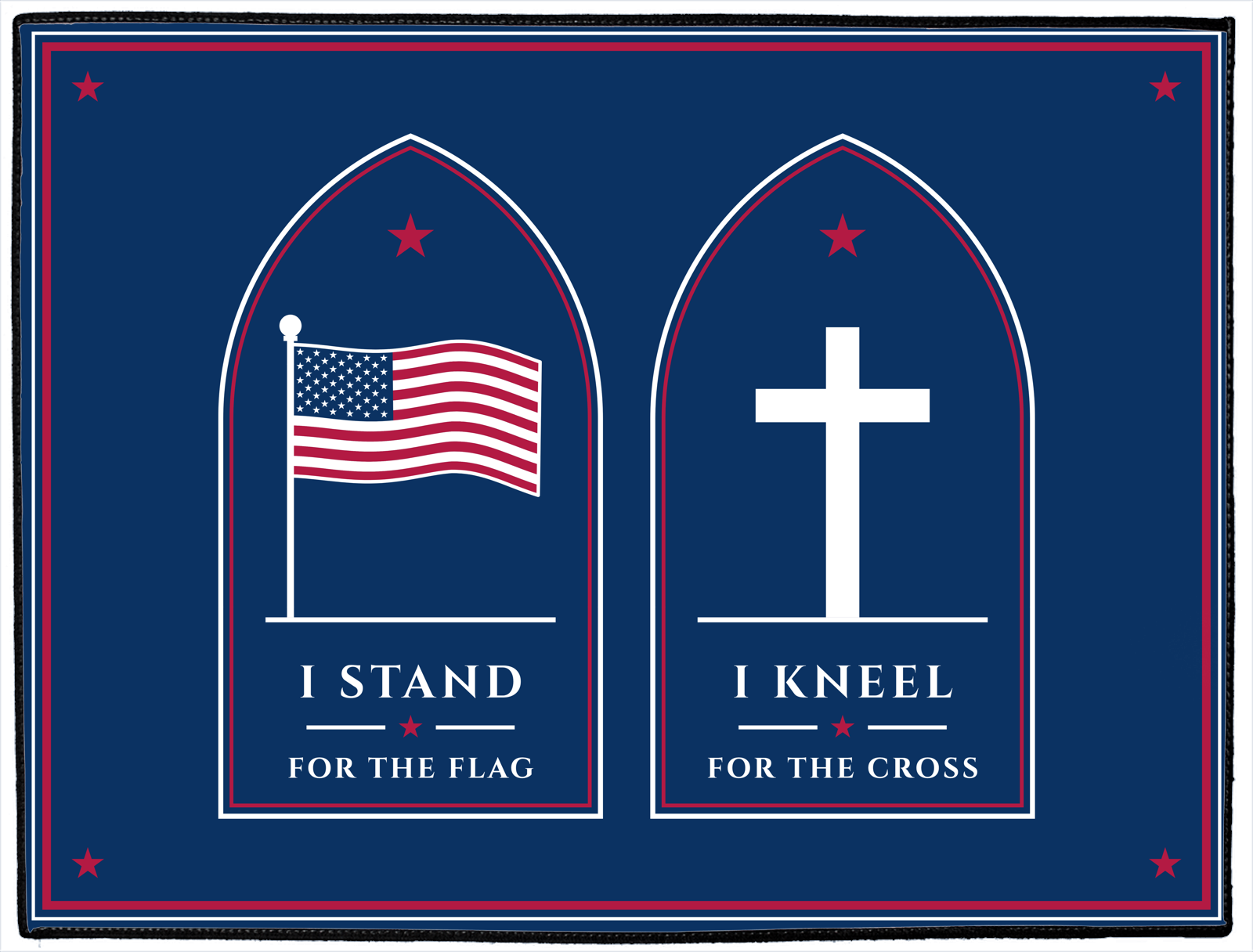 Stand for the Flag Doormat