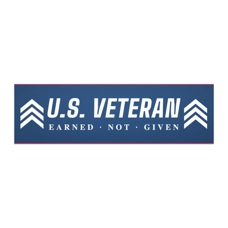 U.S. Veteran Bumper Magnet