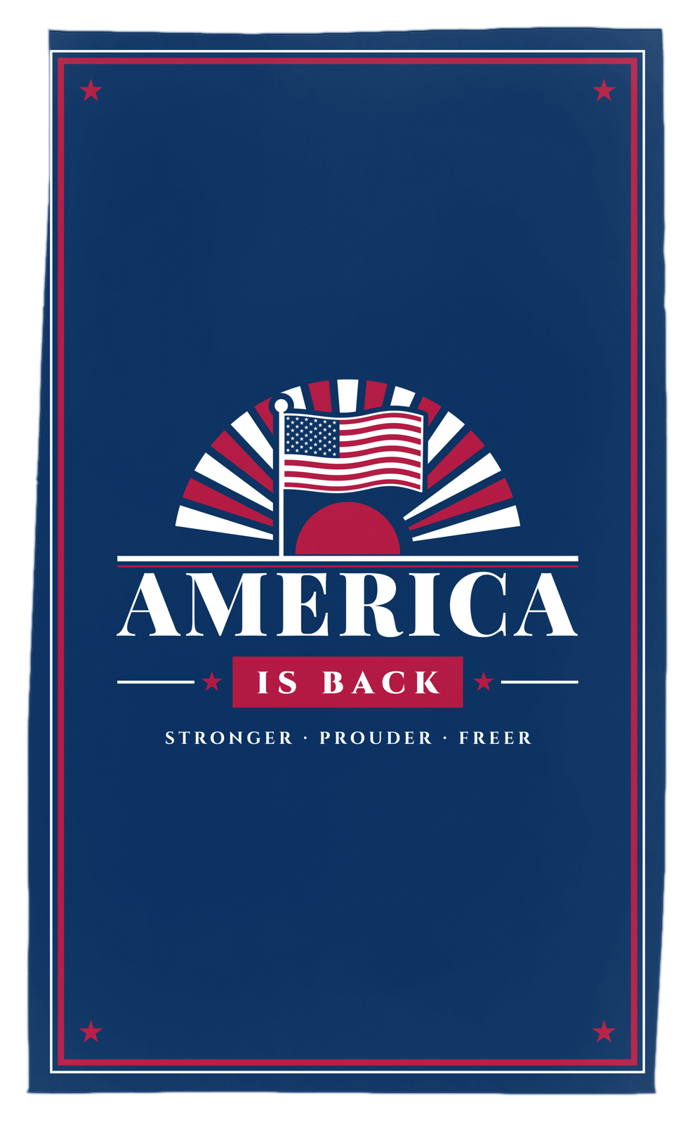 America Is Back Tea Towel