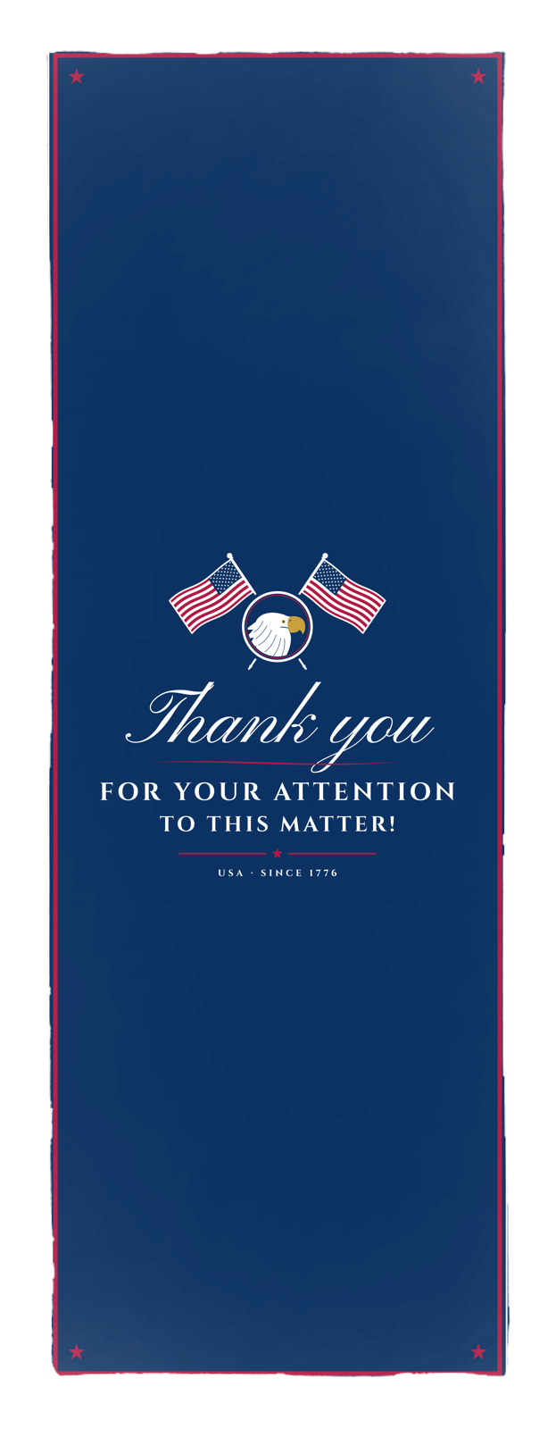 Thank You for Your Attention Yoga Towel