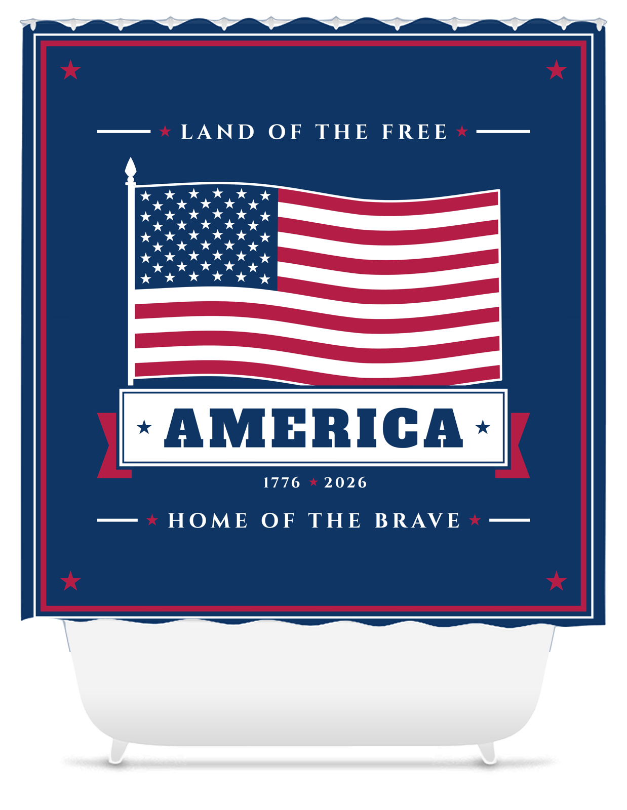 America Shower Curtain