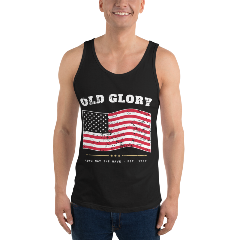 Old Glory Tank Top in Black