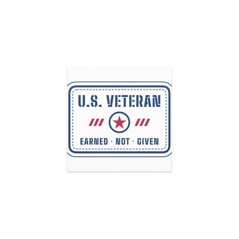 U.S. Veteran Car Magnet