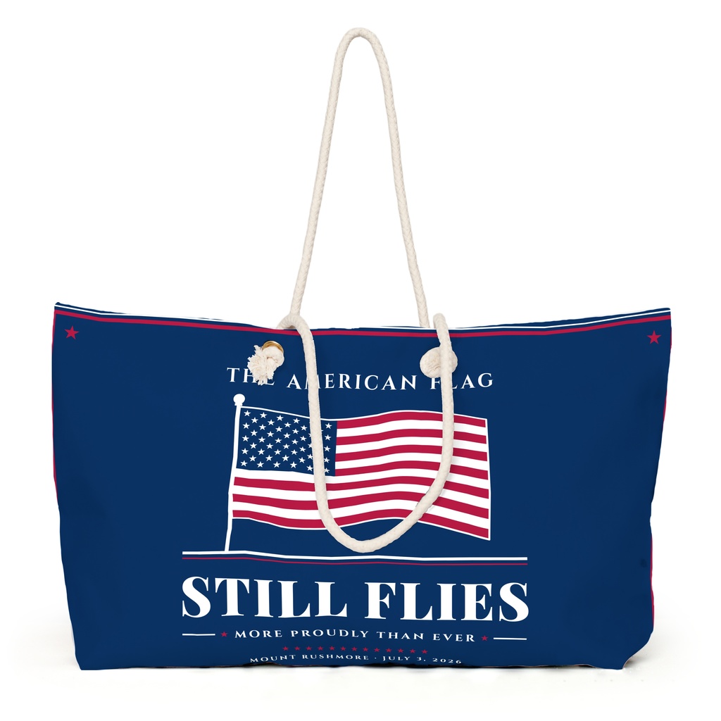 The American Flag Still Flies Weekender Bag