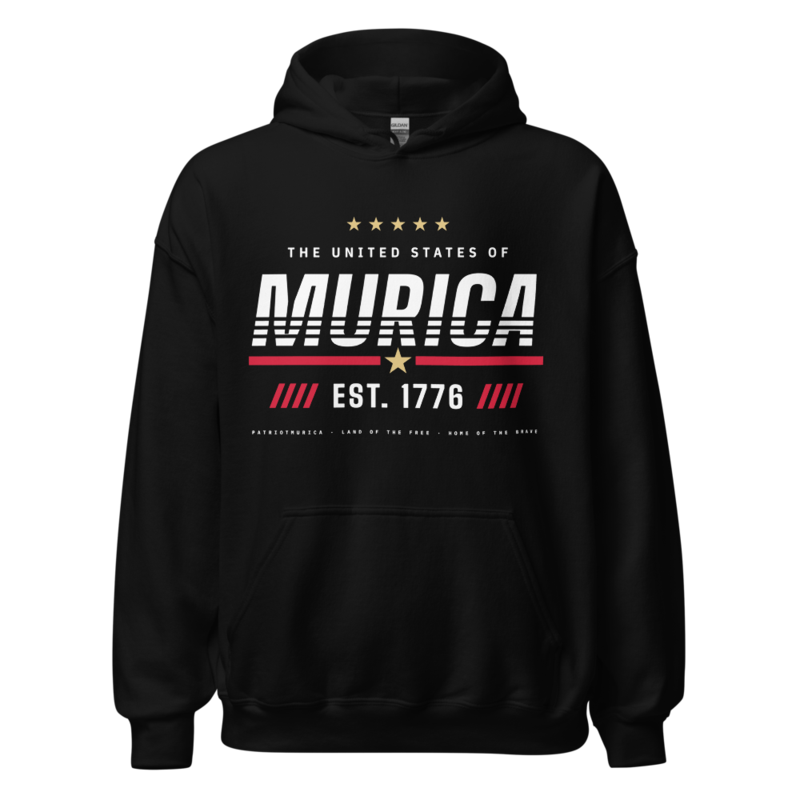 Murica Hoodie in Black