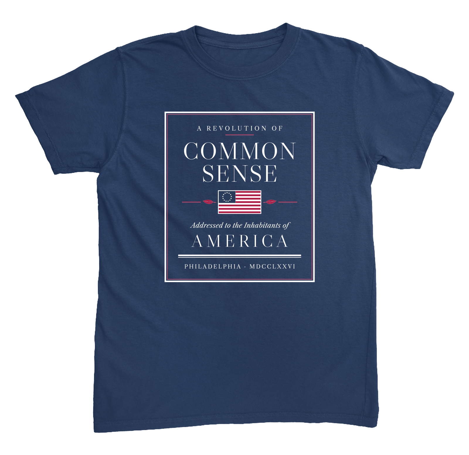 Common Sense U.S.-Sewn Tee in Navy