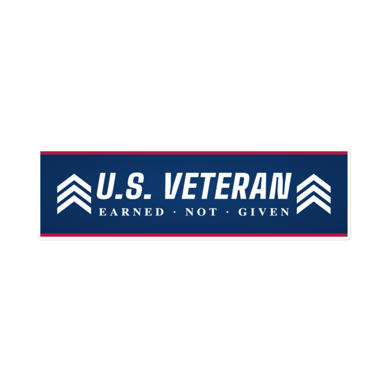 U.S. Veteran Bumper Sticker