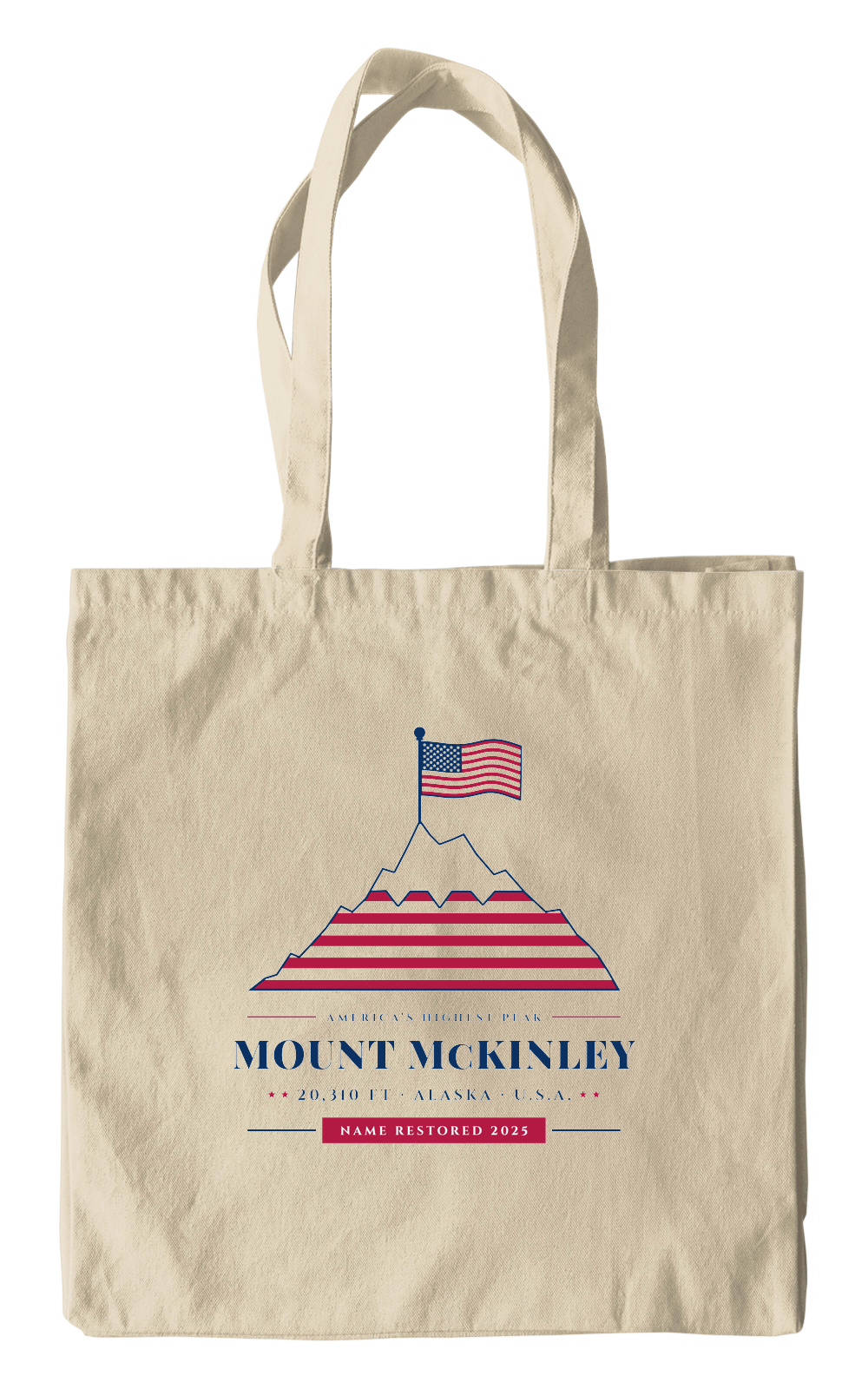 Mount McKinley Canvas Tote