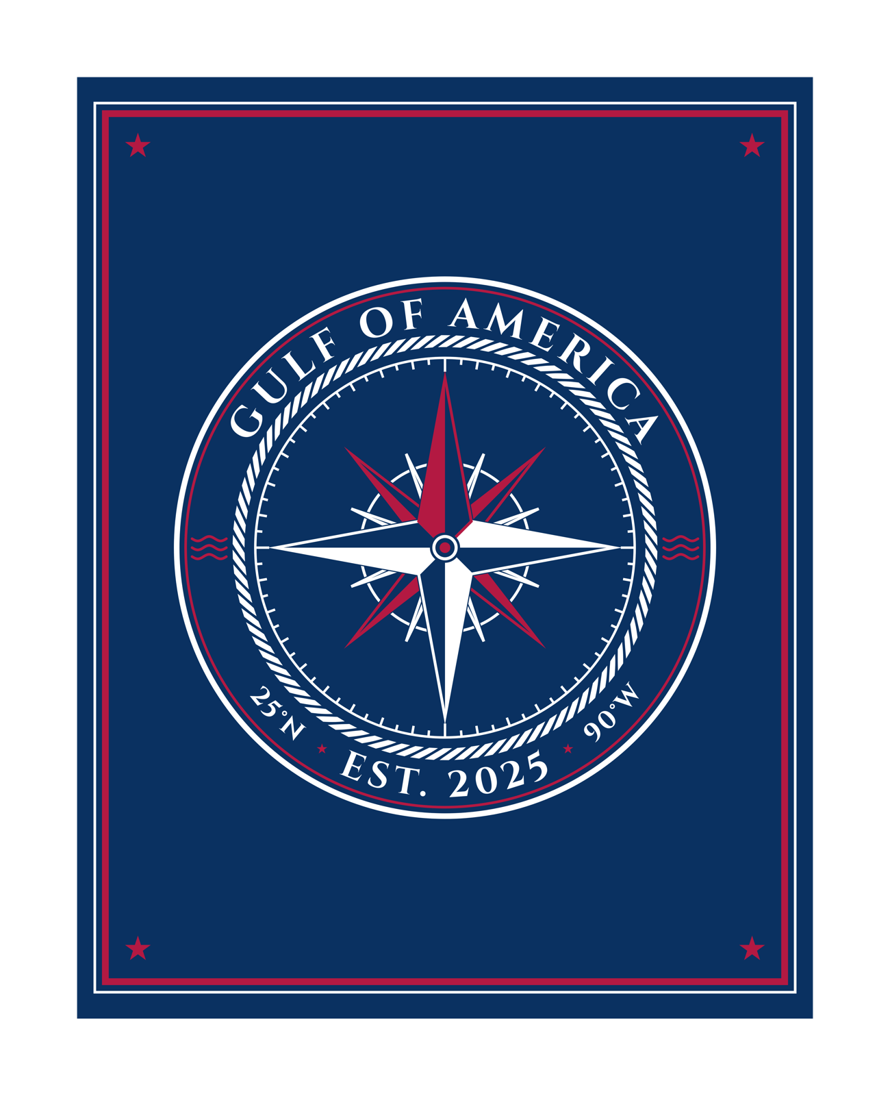 Gulf of America Mounted Print