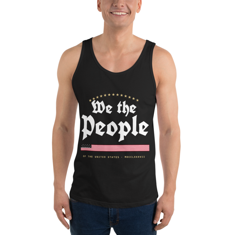 We the People Tank Top in Black