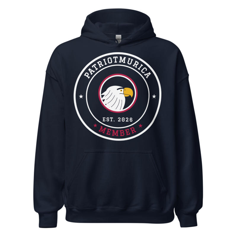 PatriotMurica Member Hoodie in Navy
