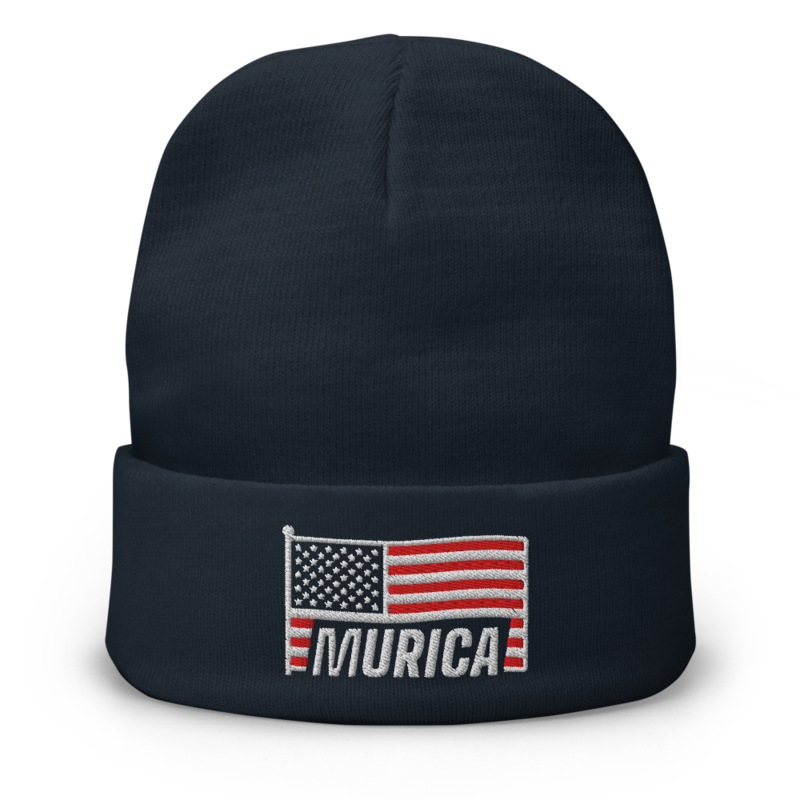 Murica Beanie in Navy