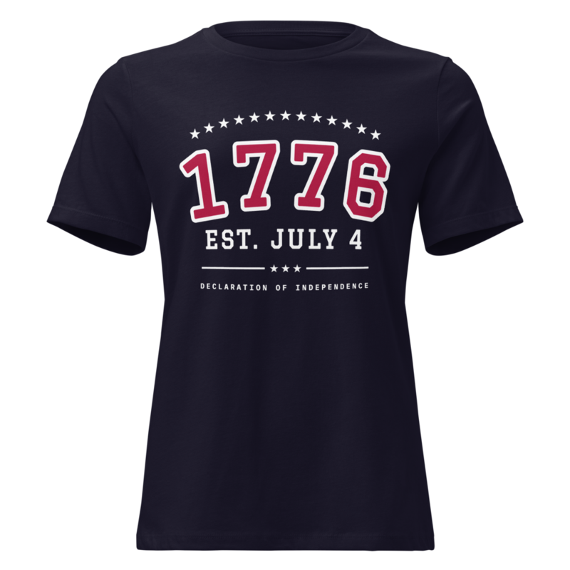 1776 Women’s Relaxed Tee in Navy